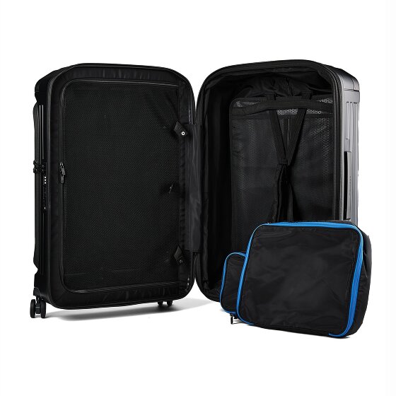 Piquadro PQ-Light 4 wielen Trolley M 69 cm met uitbreidingsplooi