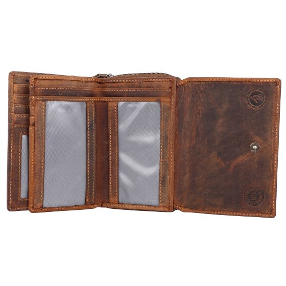 Greenburry Vintage Portemonnee RFID Leer 14 cm