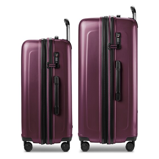 Redolz Essentials 14 Kofferset met 4 wielen, M+L, met uitbreidingsplooi