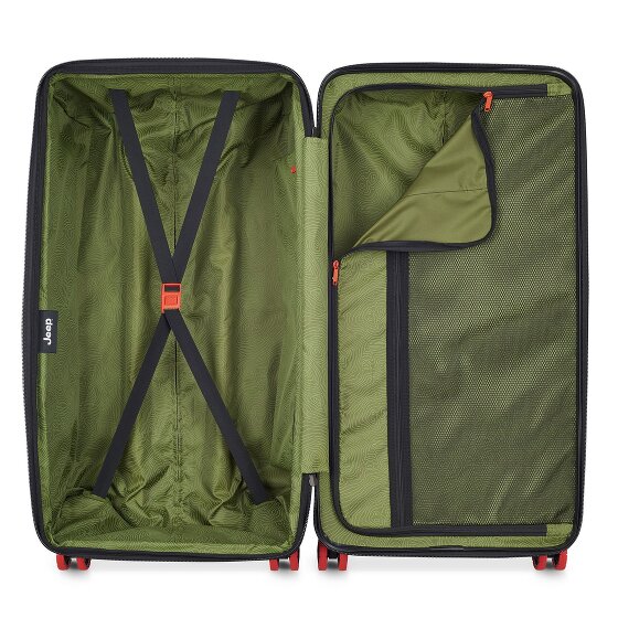 Jeep JH002B 4 wielen Trolley 80 cm met uitbreidingsplooi