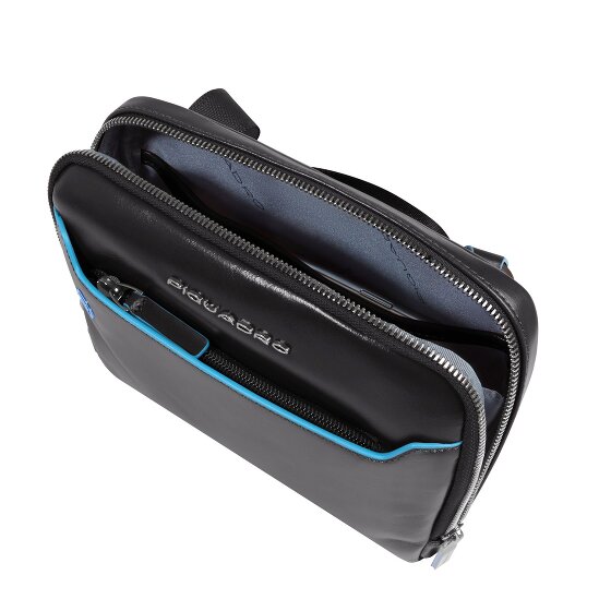 Piquadro Blue Square Schoudertas Leer 21 cm