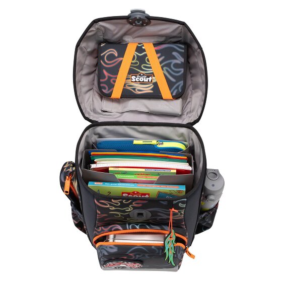 Scout Neo Exklusiv Safety Light Schooltas set 5-delig Scout Neo Exklusiv Safety Light Schooltas set 5-delig