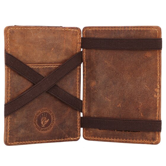 Greenburry Vintage Magische Portemonnee RFID Leer 10 cm