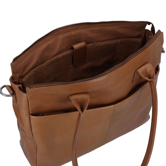 Greenburry Fiorentina Koffer Leer 39 cm Laptop compartiment