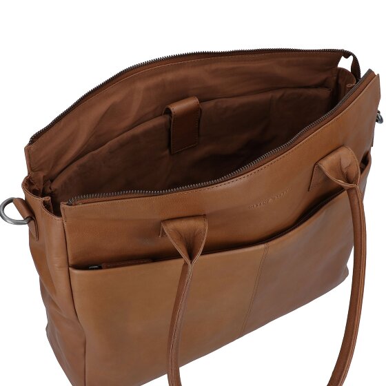 Greenburry Fiorentina Koffer Leer 39 cm Laptop compartiment