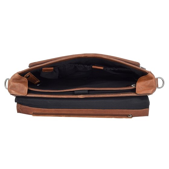 Plevier 400-serie aktetas leder 40 cm Laptopcompartiment