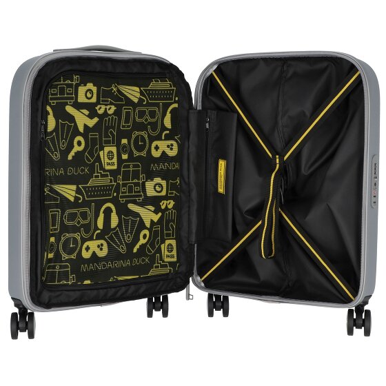 Mandarina Duck Logoduck + 4 wielen Cabinewagen S 55 cm