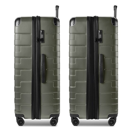 Tonino Lamborghini Milano 4-wiel Trolley XL 83 cm speciale maat met rekbare vouw