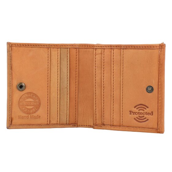 Greenland Nature GreenLand NATURE Portemonnee RFID-bescherming Leer 10 cm