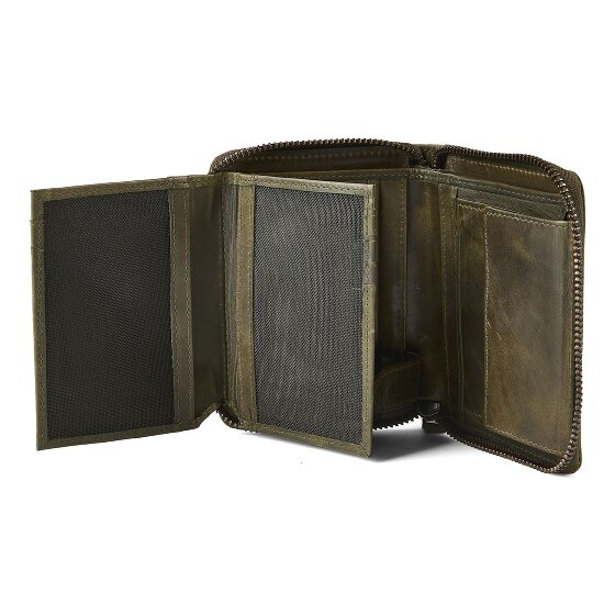 Greenburry Newport Portemonnee RFID-bescherming Leder 13 cm