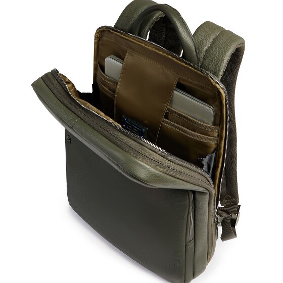Piquadro Modus Dagrugzak Leer 37 cm Laptop compartiment