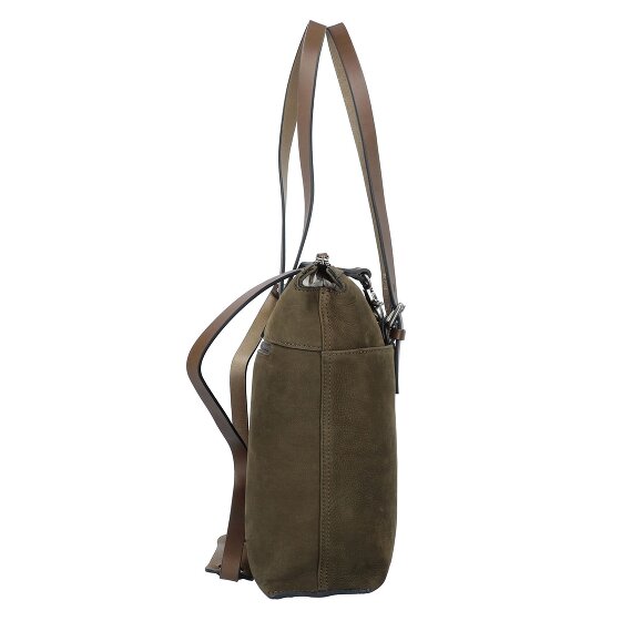 Castelijn & Beerens Nubuck Schoudertas Leer 40 cm Laptop compartiment