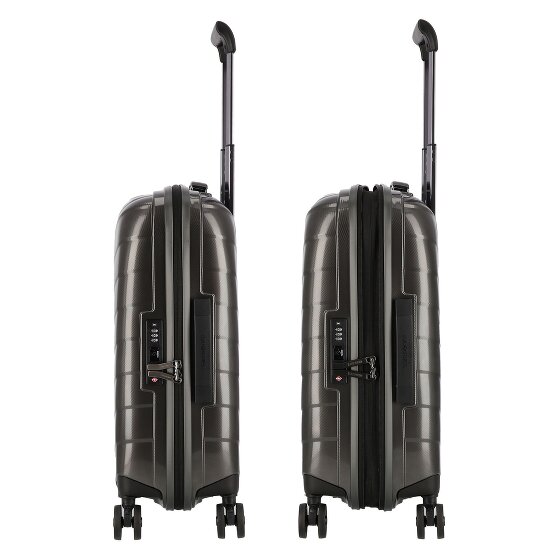 Samsonite Attrix 4 wielen Cabinewagen 55 cm met uitbreidingsplooi