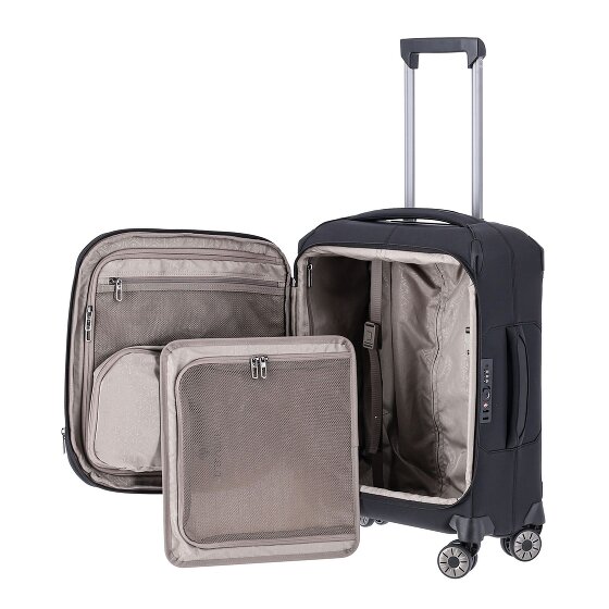 Travelite Priima 4 wielen Cabinewagen 55 cm met uitbreidingsplooi