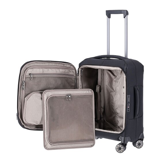 Travelite Priima 4 wielen Cabinewagen 55 cm met uitbreidingsplooi