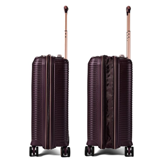 Polestream Paris 4 wielen Cabinewagen 55 cm met uitbreidingsplooi