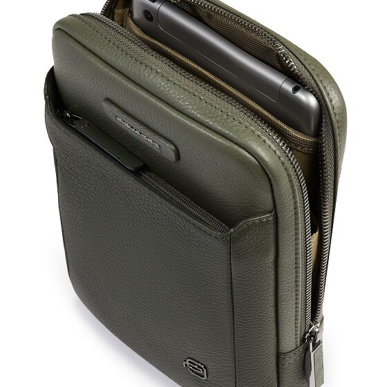 Piquadro Modus Schoudertas Leer 17 cm