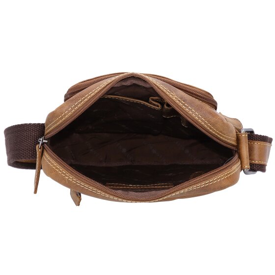 Greenburry Vintage Café Racer Schoudertas Leer 23 cm