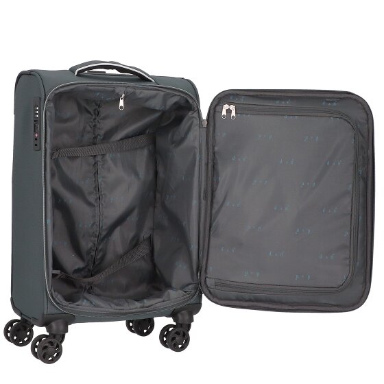 d&n Travel Line 9204 4 wielen Cabinewagen 55 cm