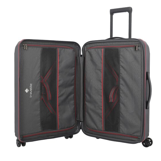 Travelite Dynamiic 4 wielen Trolley 66 cm met uitbreidingsplooi