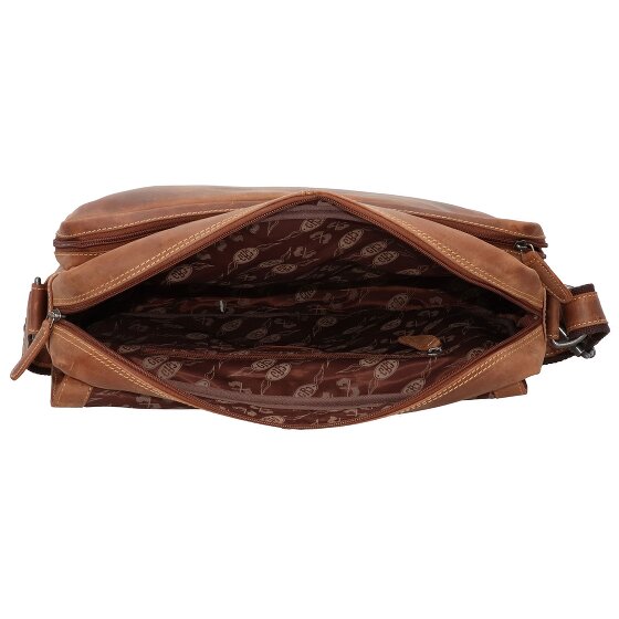 Greenburry Racing Collection Atlanta Aktetas Messenger Leer 36 cm