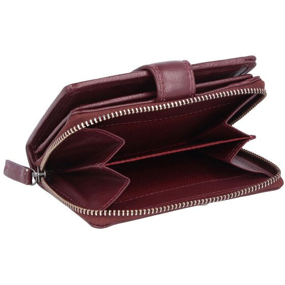 Greenburry Sponsachtig portefeuille leer 9 cm