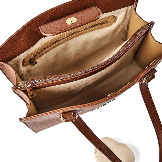 Love Moschino Heart Charm Schoudertas Leer 35 cm