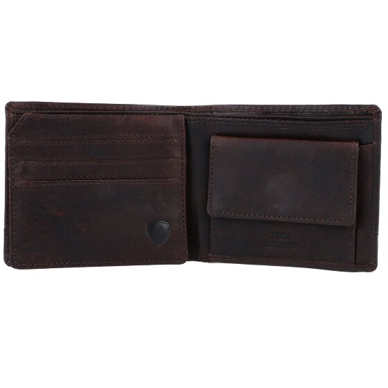 Spikes & Sparrow Portemonnee RFID Leer 11 cm