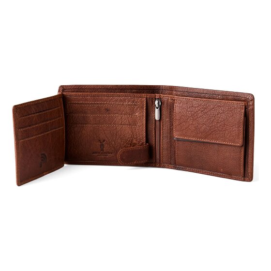 Jack Kinsky Porto 101 Portemonnee RFID-bescherming Leer 12.5 cm