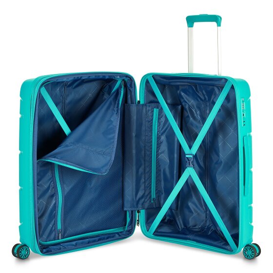 MODO by Roncato Starlight 3.0 4 wielen Trolley 66 cm met uitbreidingsplooi