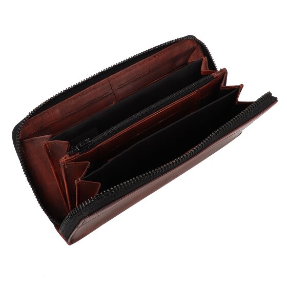 Greenburry Destressed Portemonnee RFID-bescherming Leer 19 cm