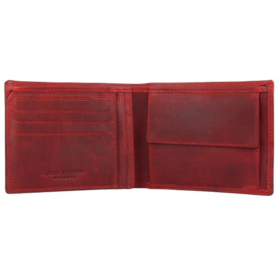 Jack Kinsky Risör Portemonnee RFID-bescherming Leer 13 cm
