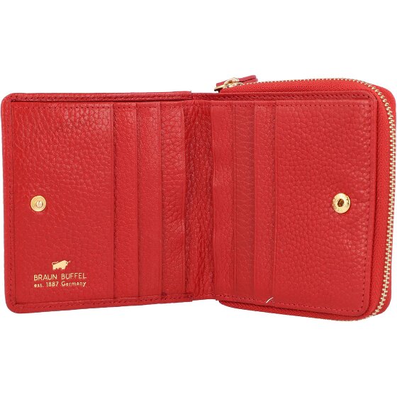 Braun Büffel Asti Portemonnee RFID-bescherming Leder 10 cm