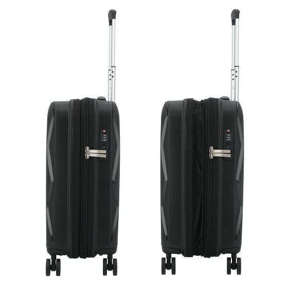 Gabol Infinity 4 wielen Cabinewagen 55 cm met uitbreidingsplooi