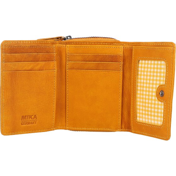 Mika Leren portemonnee 11 cm