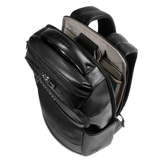 Piquadro Zaino Dagrugzak Leer 40 cm Laptop compartiment