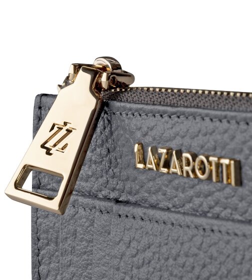 Lazarotti Bologna Leren sleutelhanger Kaarthouder leer 11,5 cm met air tag compartiment