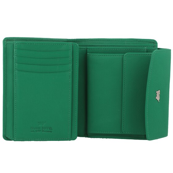 Braun Büffel Joy Portemonnee RFID-bescherming Leer 12 cm