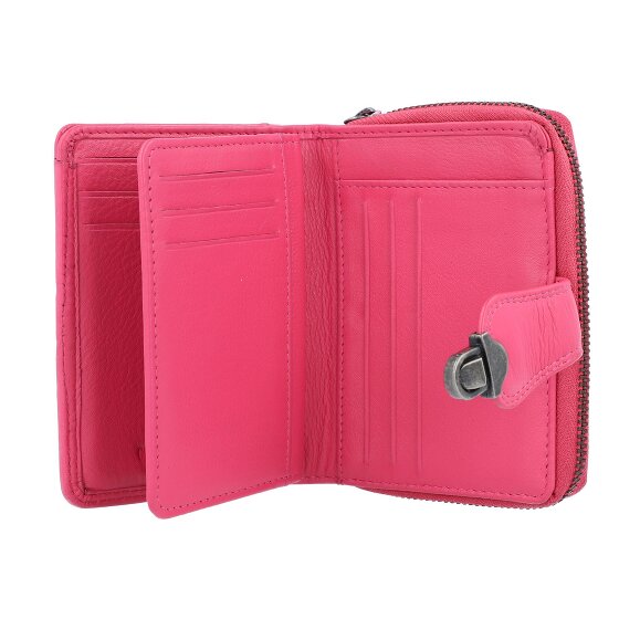 Greenburry Sponsachtig portefeuille leer 9 cm