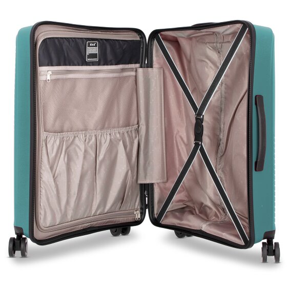 d&n Travel Line 4000 4-wielige trolley 66 cm