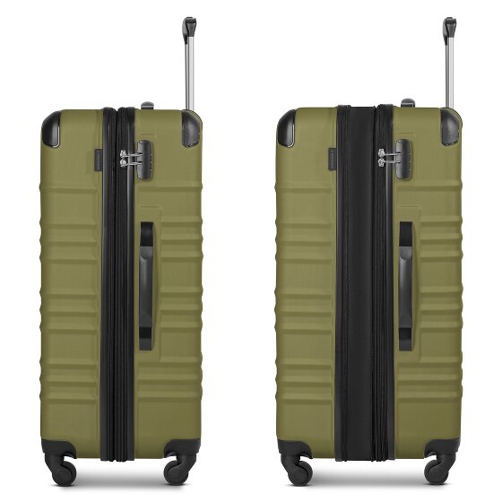 Wenger Amplar Evo 4 wielen Trolley L 75 cm met uitbreidingsplooi