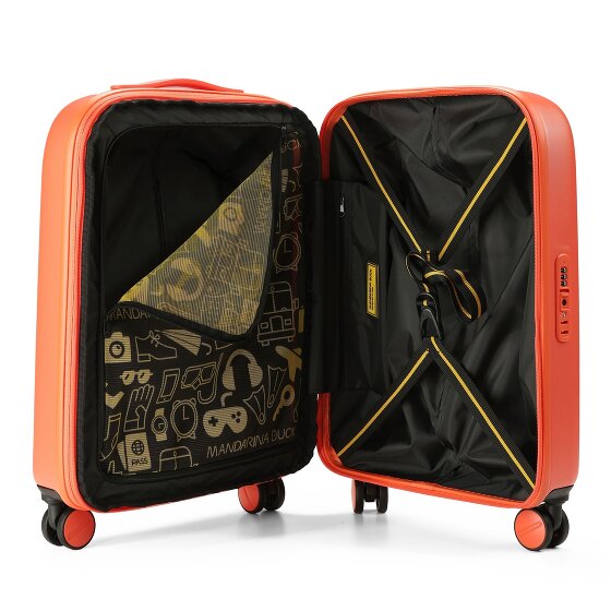 Mandarina Duck Logoduck + 4 wielen Cabinewagen S 55 cm