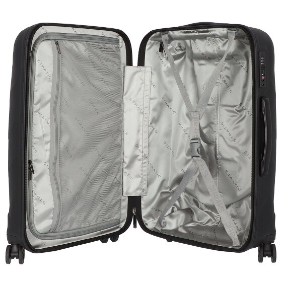 Stratic Leather & More 4-wiel trolley 65 cm