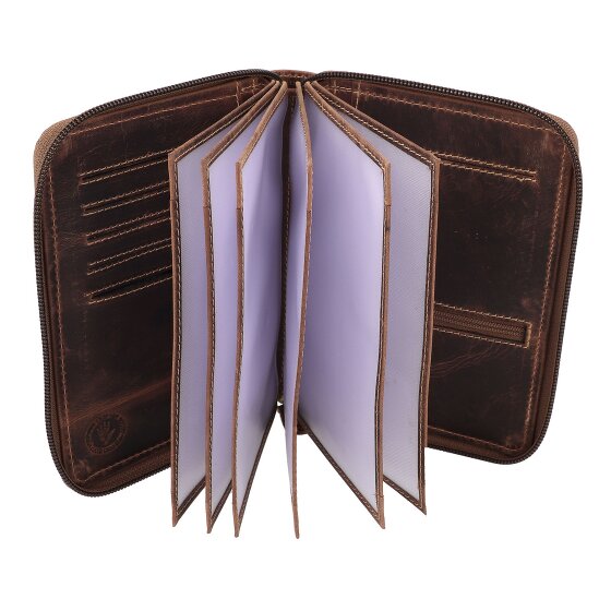 Greenburry Vintage Identiteitskaart etui Leer 16 cm