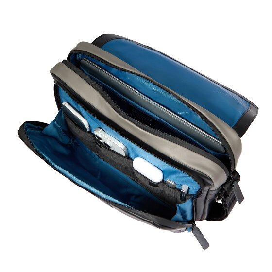 Piquadro Urban Boodschapper RFID-bescherming Leer 35 cm Laptop compartiment