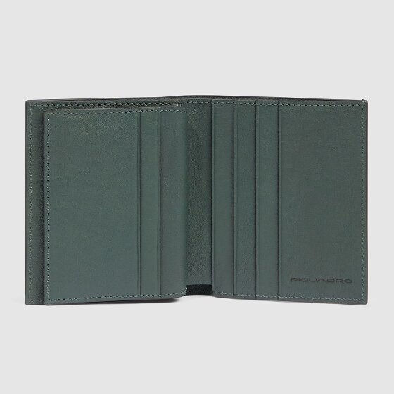 Piquadro Black Square Kredietkaart etui RFID-bescherming Leer 9 cm
