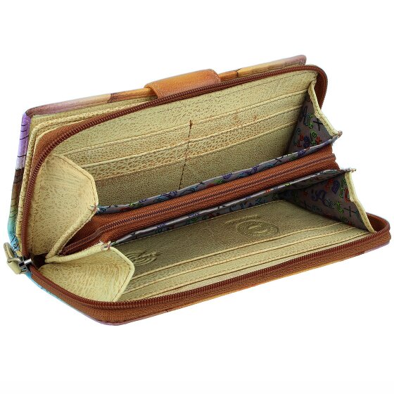 Greenland Nature Art+Craft Portemonnee RFID Leer 20 cm Greenland Nature Art+Craft Portemonnee RFID Leer 20 cm