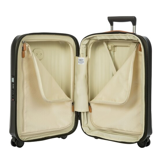 Bric's Taormina 4 wielen Trolley S 57 cm met uitbreidingsplooi