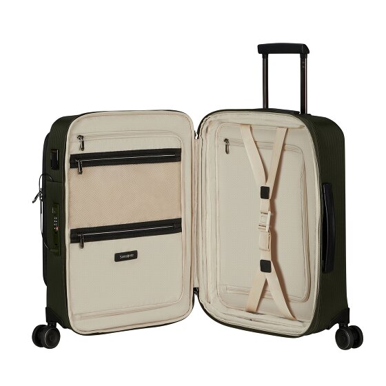 Samsonite Splendix 4 wielen Cabinewagen 55 cm met uitbreidingsplooi
