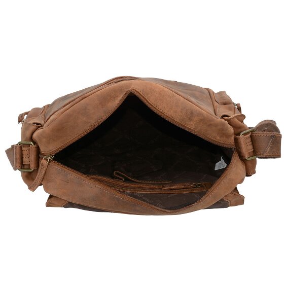 Greenland Nature Montenegro Messenger Leder 31 cm Laptopcompartiment